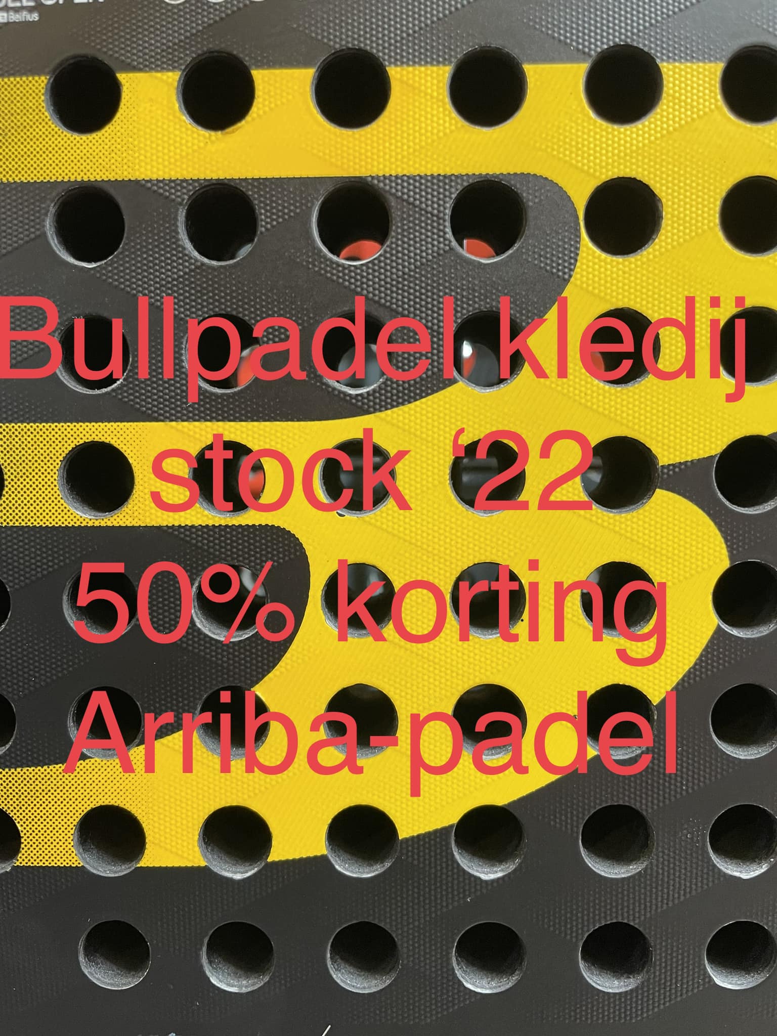 Bullpadel kledij *22 50% korting